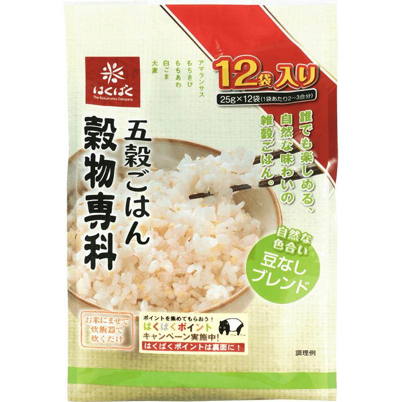 大麦 雑穀ごはんの選び方 商品情報 はくばく