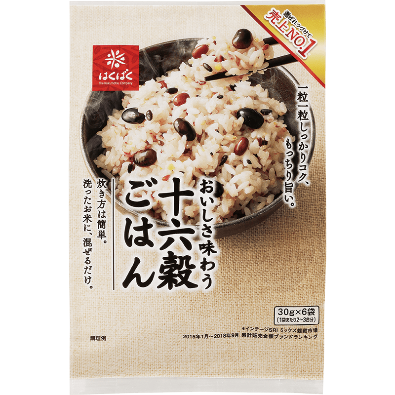 上等な オーサワの国産有機十六穀米（300g） オーサワジャパン