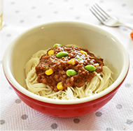 肉みそそうめん