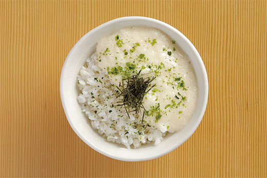 白だしで簡単麦とろごはん | レシピ | はくばく