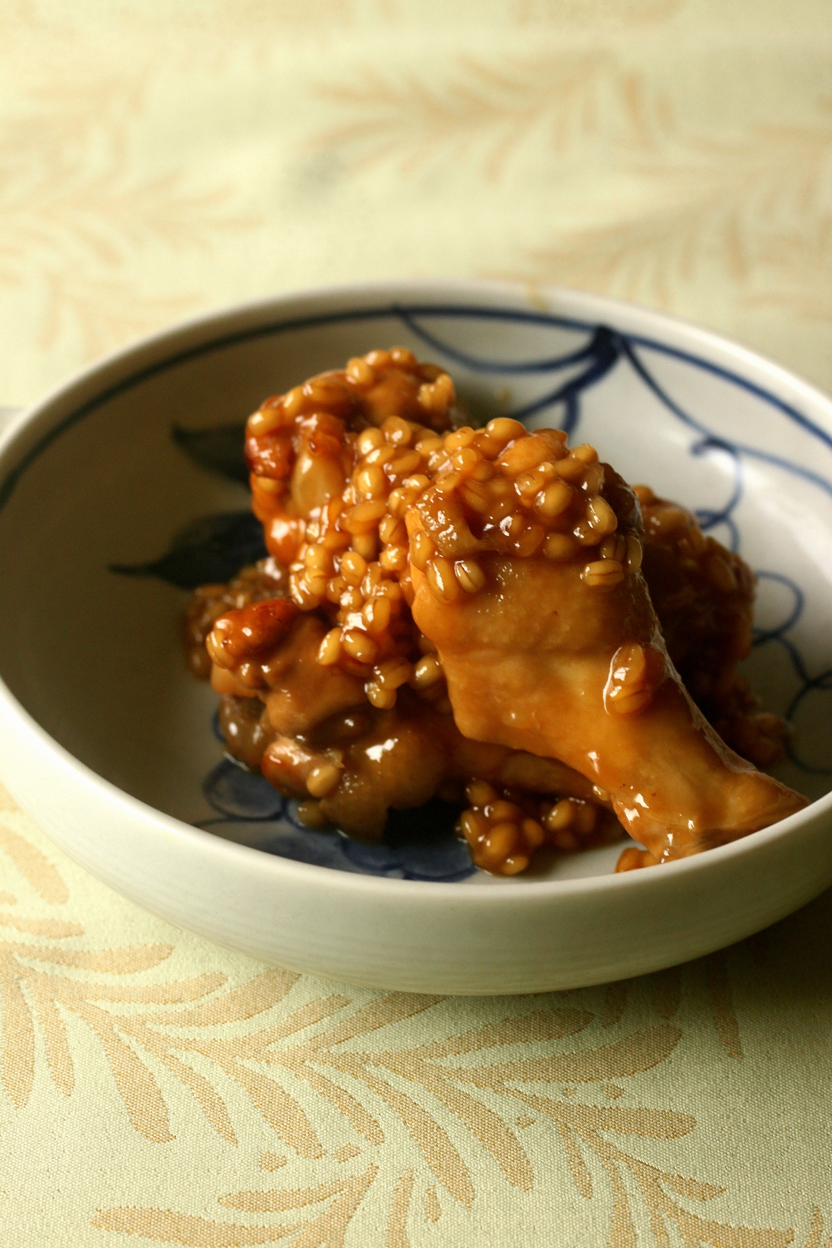 鶏のもち麦煮