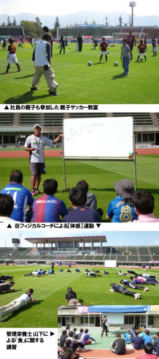 はくばく親子サッカー教室・健康教室