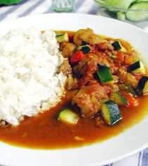 チキンとトマトの夏カレー