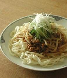 肉みそぶっかけうどん