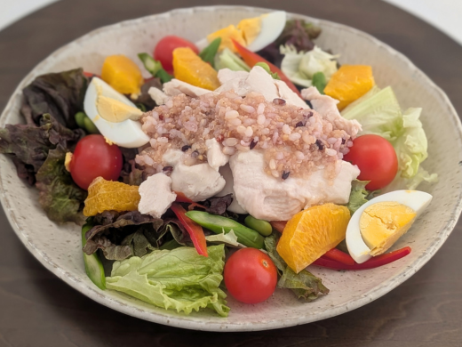 「栄養バランス」雑穀入りオリジナルレモン風味サラダ