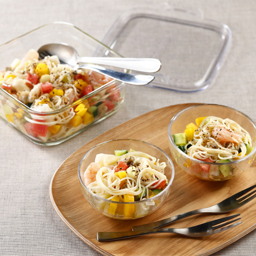 そうめん入りシーフードマリネ