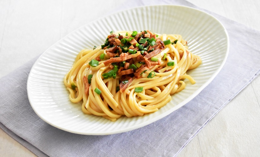 「はい！千番うどん」の中華風ピリ辛和えうどん