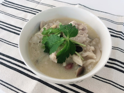 もち麦でとろっと！炊飯器deサムゲタンスープ