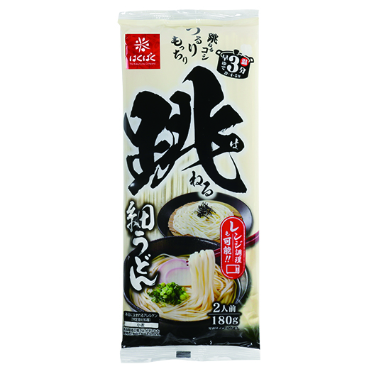 跳ねる細うどん 180g